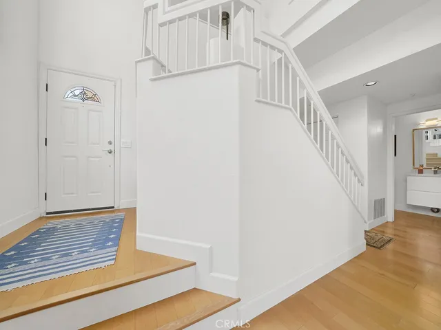 This view is of the landing area from your front door entryway.