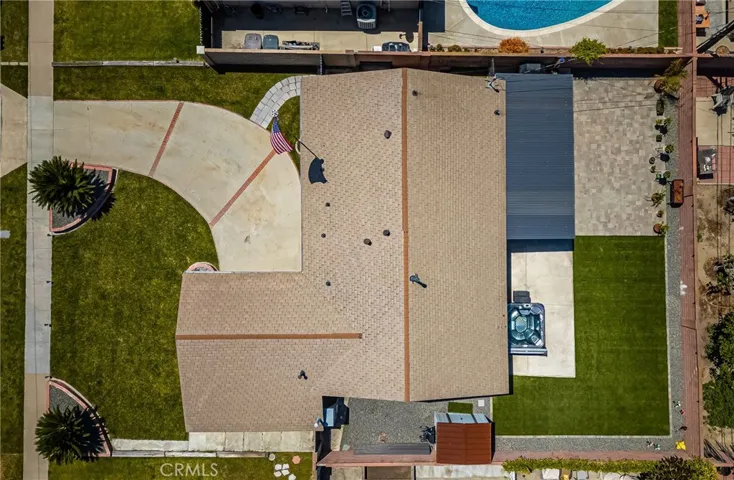Top-down aeriel view.