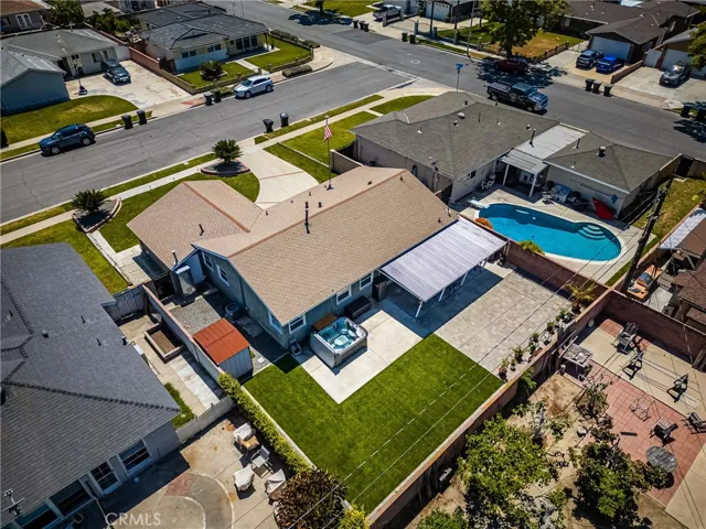 Another aeriel view of Backyard.