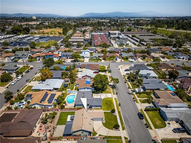 Another aeriel view of neighborhood.