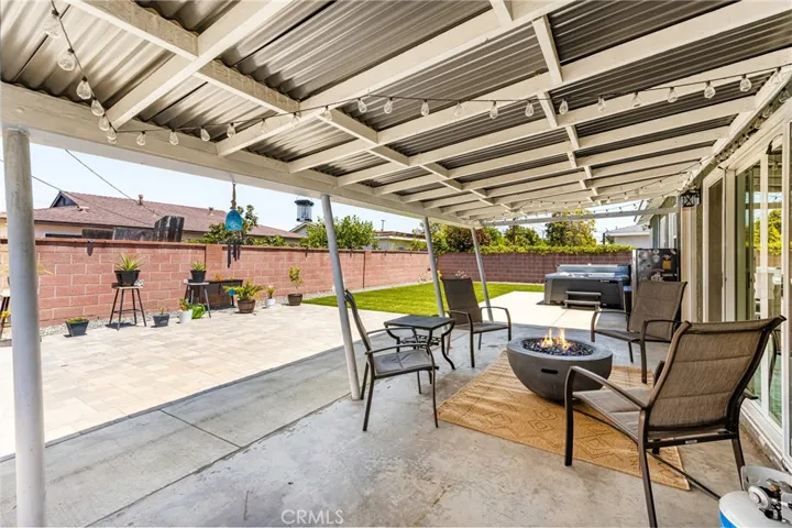 Patio cover to stay out of the sun.