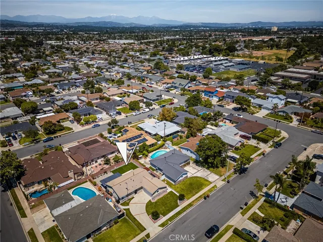 Another aeriel view of neighborhood.