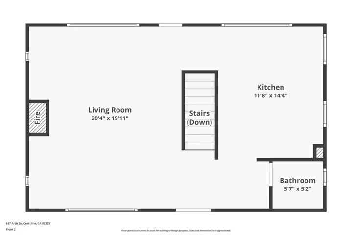 Upstairs level