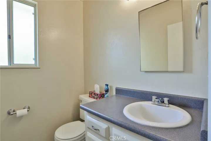 Upstairs half bath