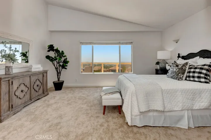 Large Master Bedroom with Vaulted Ceiling