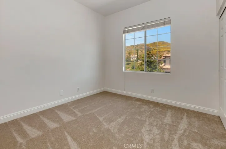 Secondary Bedroom #2 with New Paint & Carpeting
