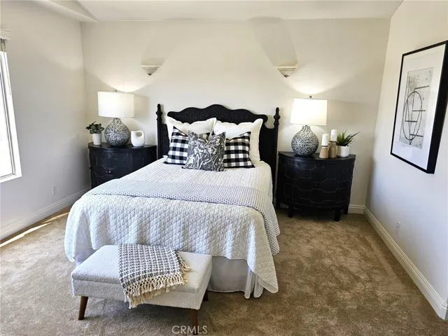 Master Bedroom with New Paint & Carpeting