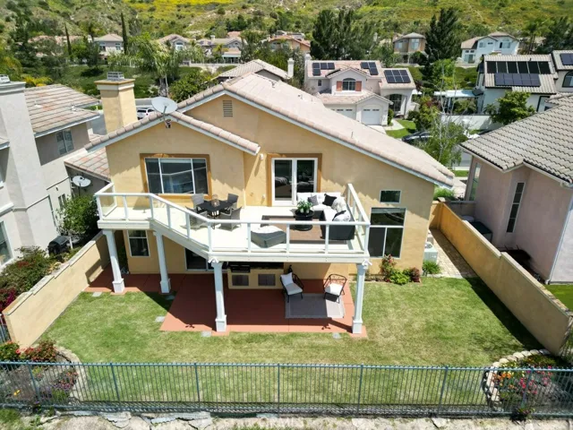Great View of Covered Patio & Large Upstairs Deck