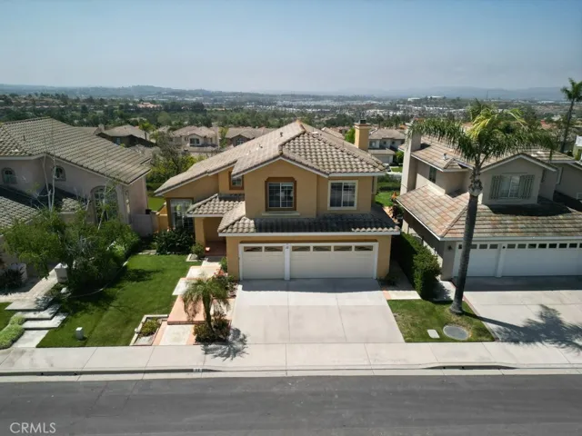Aerial View of Front of Home Showing Views Off in the Distance