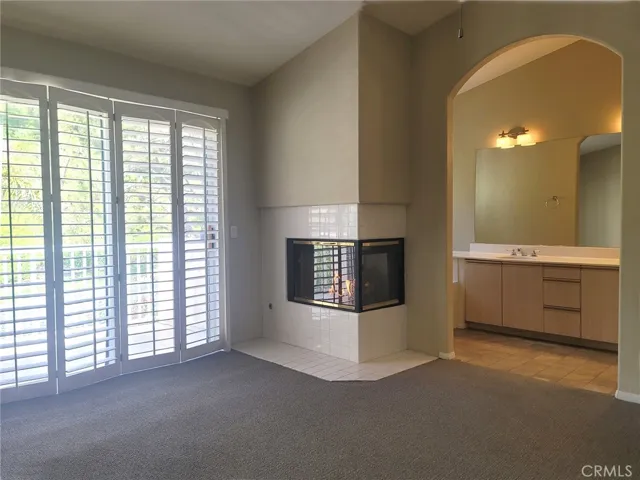 Primary bedroom fireplace