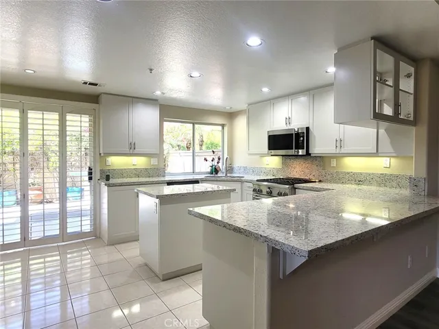 Open and airy just remodeled kitchen