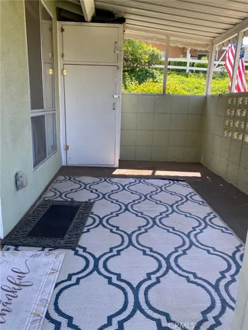 Covered front Patio