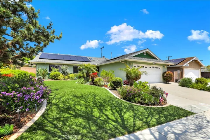 Low maintenance astro turf in front yard
