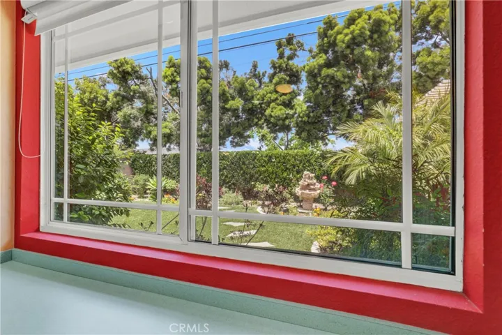 Lovely view of backyard from office
