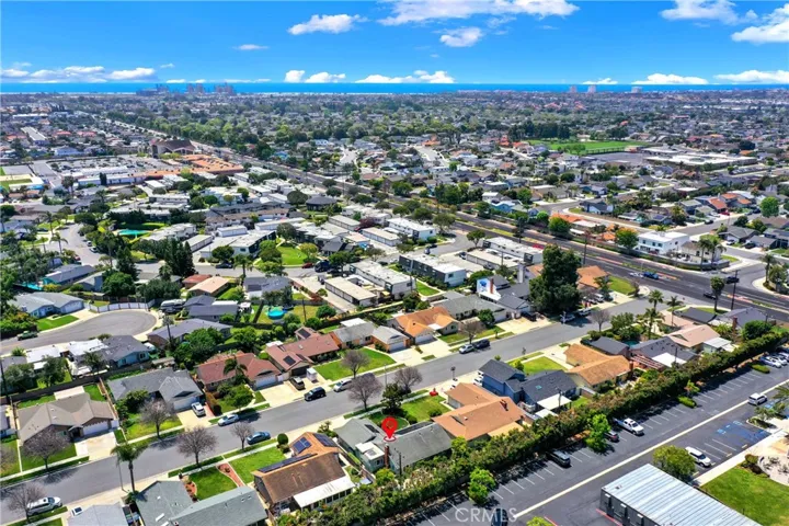 Aerial view of the neighborhood

