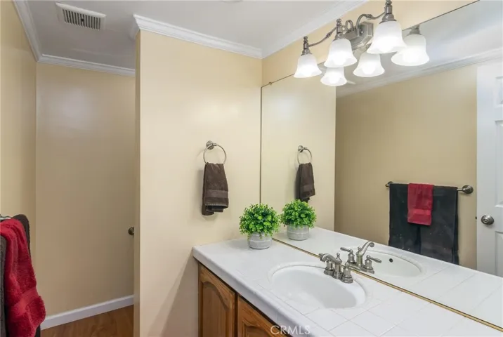 Downstairs powder room