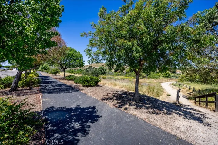 Walking path across the street.