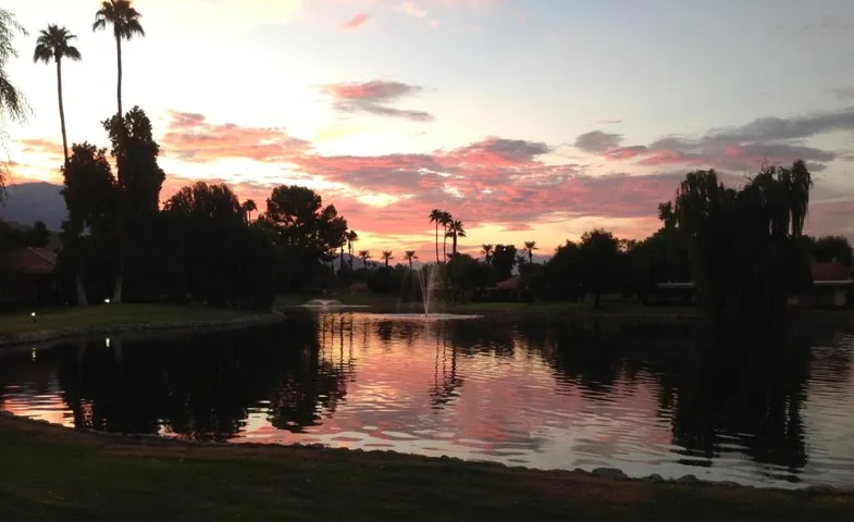 Palma Lake at Sunset