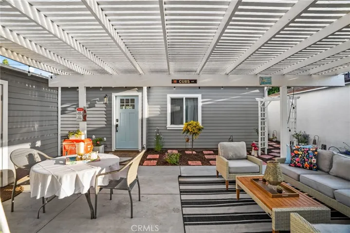 View of front of ADU from shared patio