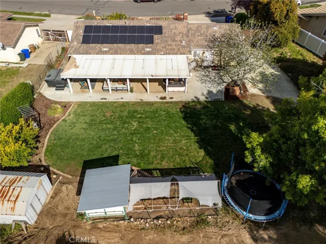 Aerial of Backyard