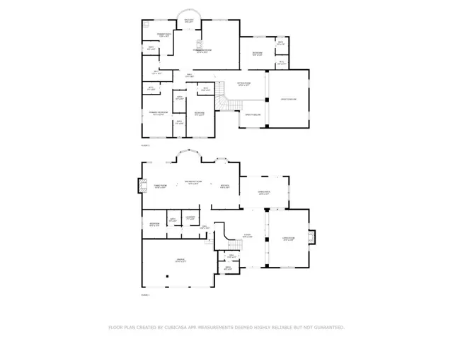 Floor plans both floors