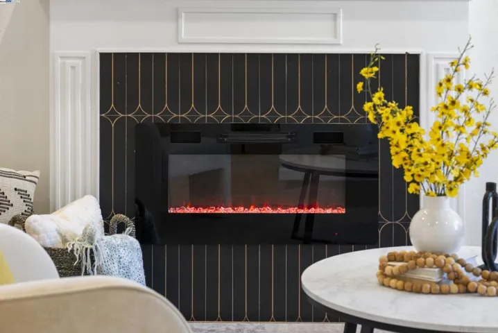 Beauitful Color Changing Fireplace