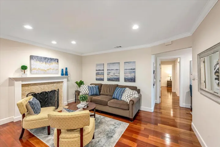 Living room welcomes you into the home.