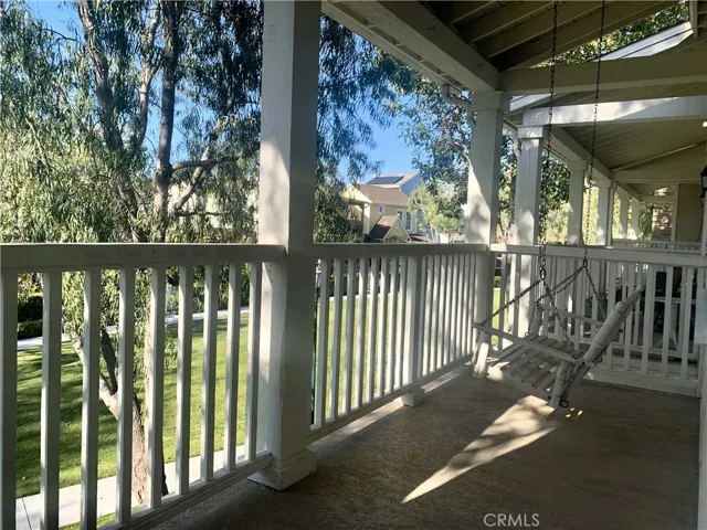 Balcony off the primary bedroom