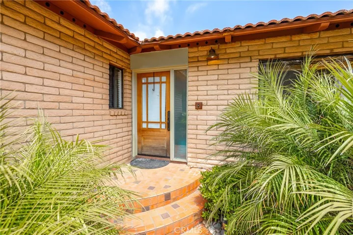 Front door, with Adobe accents