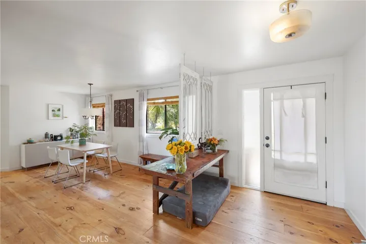 Pine and Bamboo floors throughout with separate dining area