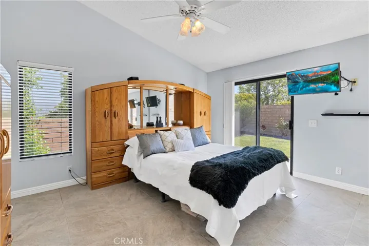 Master Bedroom with Large Slider