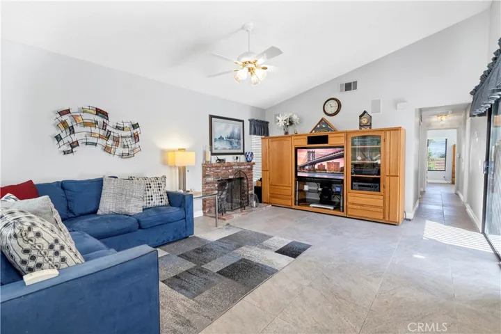 Tile throughout with Vaulted Ceilings