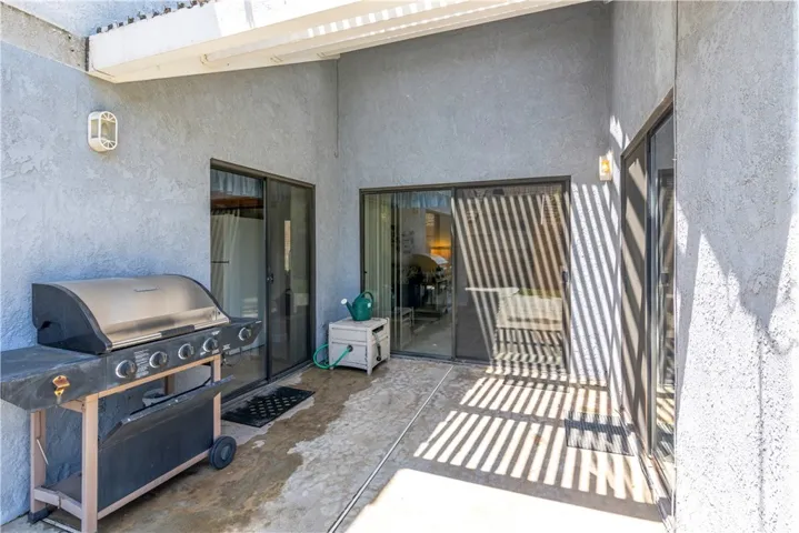 Covered Patio Seating Area