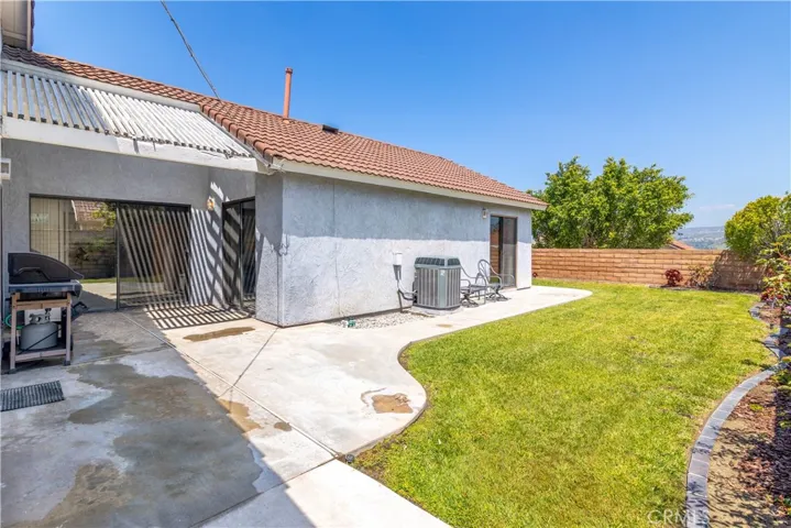 Concrete Patio Seating Area