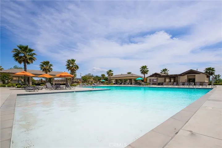 The large swimming pool is perfectly maintained and very enticing on those hot days.