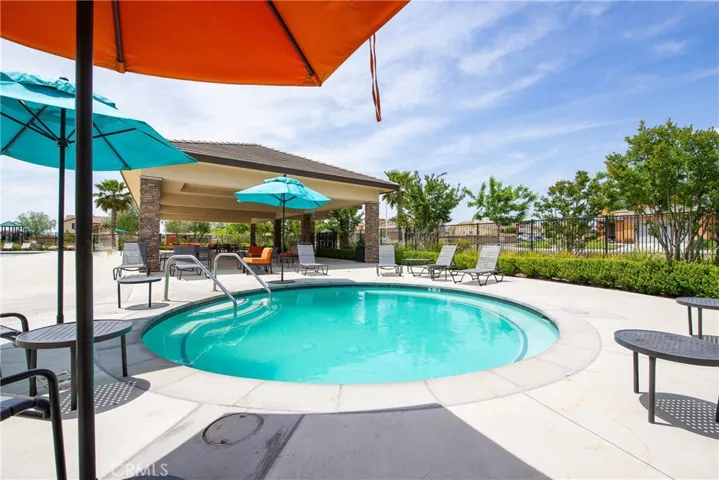 The large spa is ideal for relaxing at any time of day.