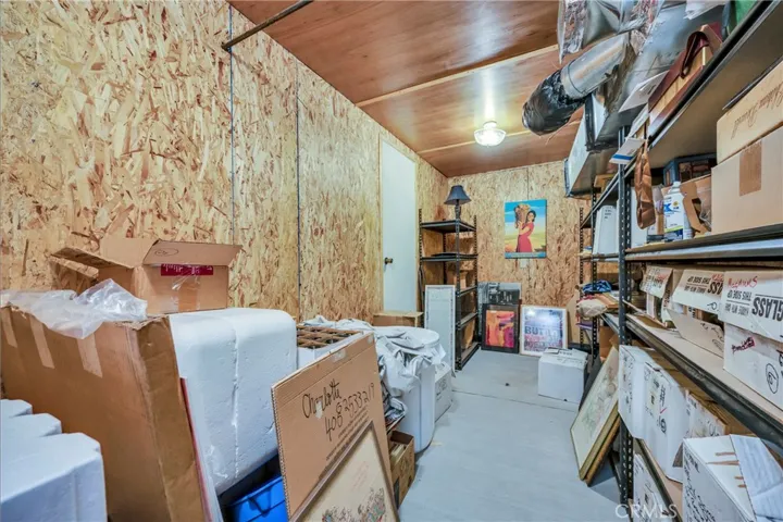 Climate controlled wine storage room