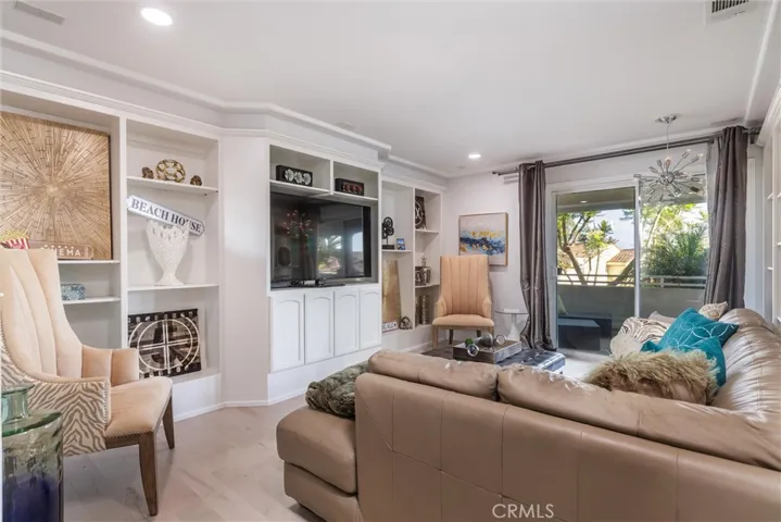 Downstairs family room with ocean views