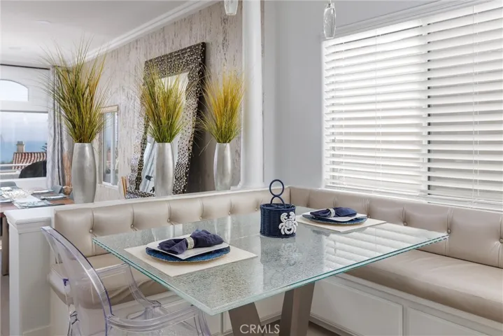 Custom built-in nook in kitchen