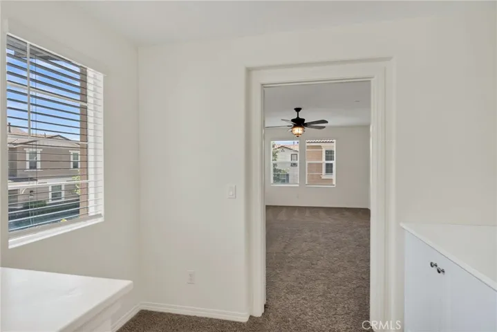 upstairs with lots of storage