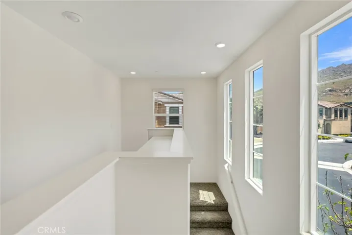 upstairs with lots of storage