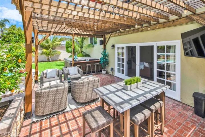 Covered Brick Patio