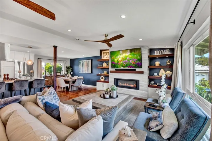 Marble Fireplace In Living Room
