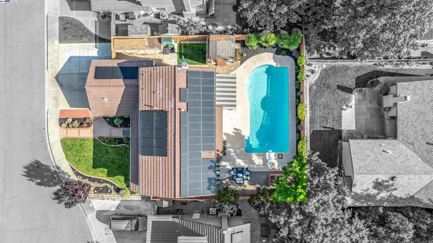 Aerial view - solar