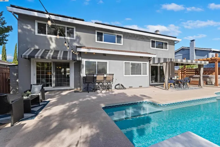 Pool and back of house
