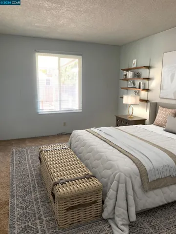 virtually staged bedroom