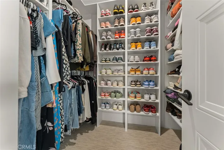 Walk-In Closet w/ upgraded built-ins