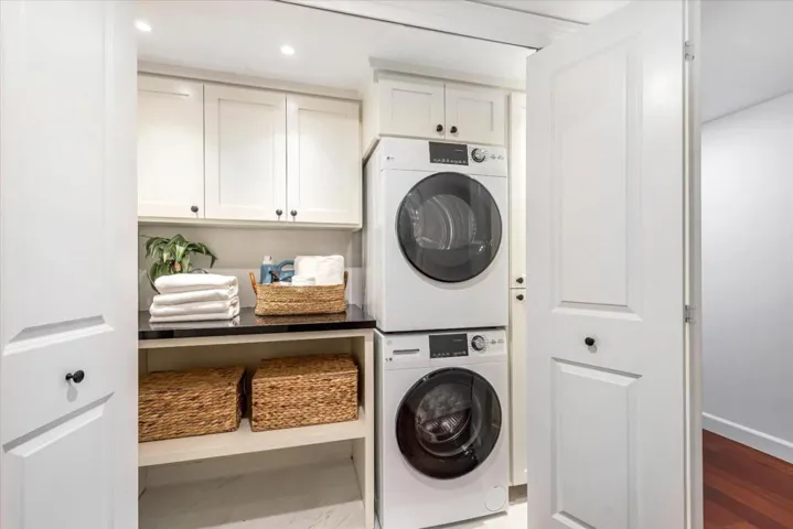 In unit laundry closet