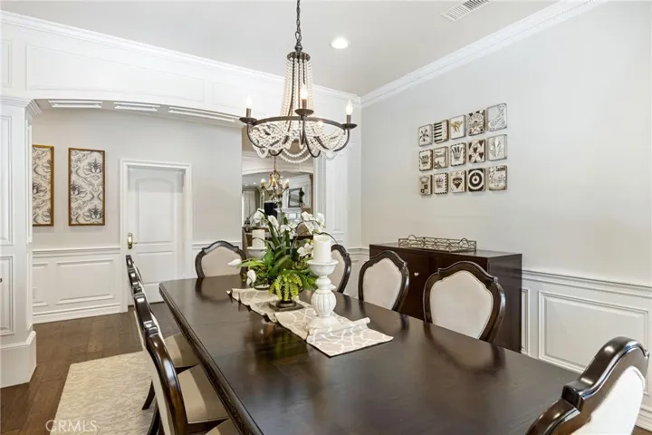 Formal dining room.