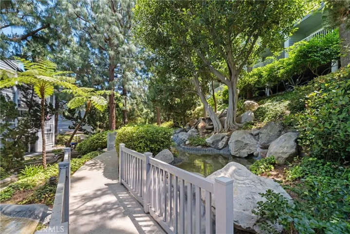 Streams and Waterfalls along Walkway